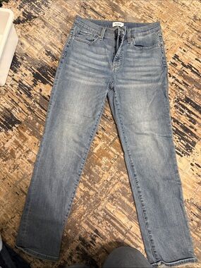 pistola Women's Straight-Leg Light Blue Washed Jeans